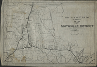 The MK&T Railway Company of Texas Map of hte Smithville District