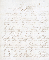 Letter From Captain Enos B. Moore to Home 1854