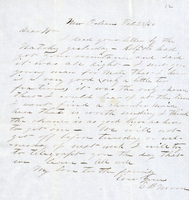 Letter From Captain Enos B. Moore About Trying to Find Crew 1856