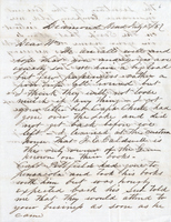 Letter from Captain Enos B. Moore to His Brother from Diamond Bend Giving an Update on Various Captains 1857