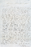 Letter from Captain Enos B. Moore to his brother from Hiawatha About Steamboat Work 1858