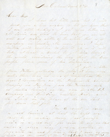 Letter from Captain Enos B. Moore to His Brother About Family and Business 1858