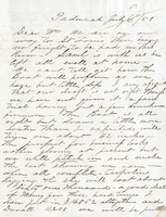 Letter from Captain Enos B. Moore to His Brother About the Cost of Boat Repairs 1858