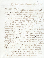 Letter from Captain Enos B. Moore to His Wife About Meeting im in St. Louis 1859