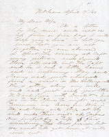 Letter from Captain Enos B. Moore to His Wife About Their Friends 1860