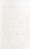 Letter from Samuel Moore to Captain Enos B. Moore Expressing Concern For Family and Friends 1864