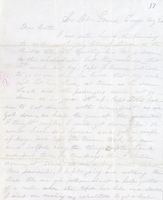 Letter from Captain Enos B. Moore to His Brother Discussing Business
