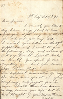 Letter from Samuel McCleave to Emma McCleave, October 14, 1893