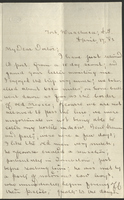 Letter from Fort Huachuca Army Surgeon to Dr. Durnall, April 17, 1882