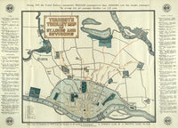 Tourist's Trolley Map of St. Louis and Environs