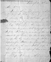 Letter from James Wilkinson to Thomas Hunt, May 6, 1805
