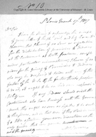 Letter from Joseph Browne to Colonel Thomas Hunt, March 17, 1807