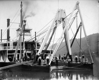 U. S. Snagboat, E. A. Woodruff at Mariman's Bar