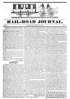 Rail-Road Journal, Volume 1, Number 1