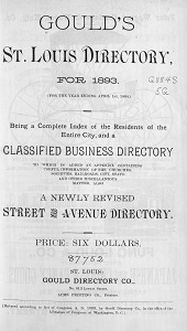 Gould's St. Louis Directory, for 1893 (For the Year Ending April 1st, 1894.)