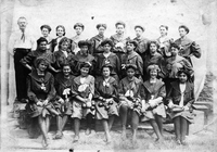 Women of the Gymnastic Association Sokol in St. Louis, 1900