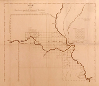 Map of the Northern Part of Missouri Territory