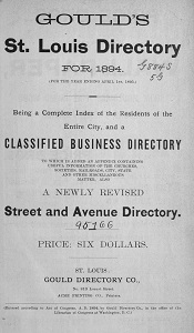 Gould's St. Louis Directory, for 1894 (For the Year Ending April 1st, 1895.)