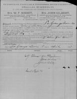 John Gilbert Bill of Lading