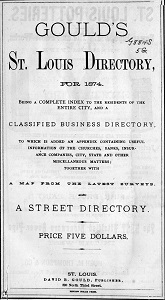 Gould's St. Louis Directory, for 1874