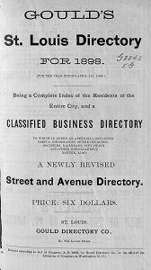 Gould's St. Louis Directory, for 1898 (For the Year Ending April 1st, 1899)