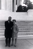 Buck Clayton with a friend in Washington D.C.