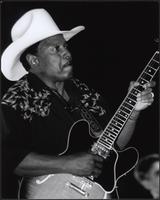 Lonnie Brooks at the 2000 Kansas City Blues & Jazz Fest