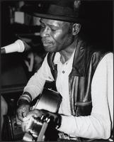 Jimmy Lee Robinson at the Kansas City Kansas Street Blues Festival 2001