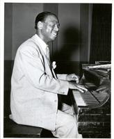 Earl Hines playing piano