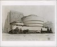 Concept drawing for the Modern Gallery Museum for the Solomon R. Guggenheim Foundation