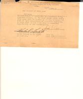 Security pass issued to Charles D. Gould, Jr. on March 1, 1947, by the Office, Chief of U.S. Counsel, authorizing Mr. Gould to enter the War Criminal Wing of Nuremberg Prison on that date