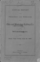 Report of the president and directors of the Ohio & Mississippi Railway Co. to their stockholders for fiscal year ending 1889.
