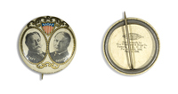 Taft and Sherman Jugate Portrait Button