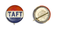 Red, White, and Blue Taft Button