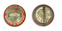 Socialist Party, Workers of the World Unite Button
