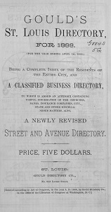 Gould's St. Louis Directory, for 1888. (For the Year Ending April 1st, 1889.)