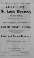 Gould's St. Louis Directory for 1901