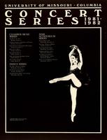 University of Missouri-Columbia Concert Series 1981-82