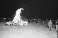 University of Missouri Homecoming Bonfire, 1954