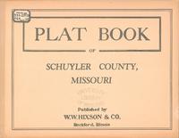 Plat Book of Schuyler County, Missouri