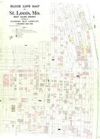 St. Louis, Missouri, 1903 April: Block line map