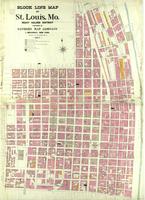 St. Louis, Missouri, 1907 July: Block line map