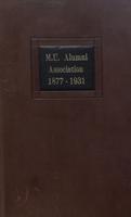 M.U. Alumni Association 1877-1931