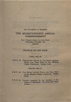 Page 155 : 1916 commencement program of the week