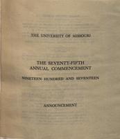 Page 166 : 1917 commencement announcement