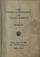 Page 263 : Summer commencement program