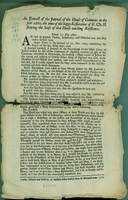 Extract of the journal of the House of Commons in the year 1660 the time of the happy restoration of K. Ch. II