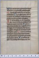 Religious Dutch manuscript, circa 1450 : [1 leaf]