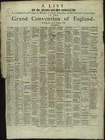 List of the names and sirnames of the Lords spiritual and temporal, knights, citizens, burgesses, and barons of the Cinque Ports