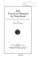 Travail of Missouri for statehood